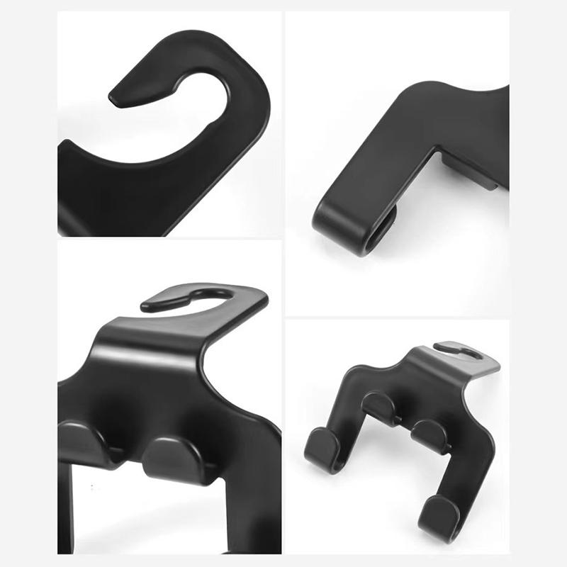 Подголовник для автомобильного сиденья, крючок, вешалка, органайзер для хранения, универсальный, для сумочки, кошелька, пальто, универсальный, автомобиль, черный