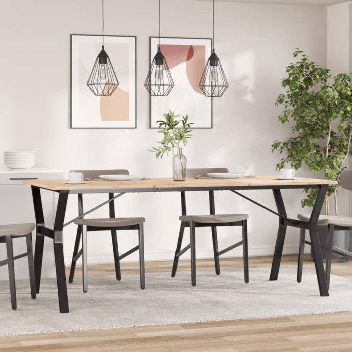 VidaXL Pieds de Table à Manger Cadre en Y, Pieds de Table d'Appoint, Pieds de Table d'Extrémité Salon Maison Intérieur, 357937