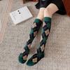 Plaid Knee High Stockings Elastic British Style Long Socks Unique JK Stockings Women  Student