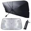 Car Sunshade Umbrella-style Front Glass Silver Glue Sunscreen Heat Insulation Cloth Uv Resistant Folding Umbrella Tools Amagi