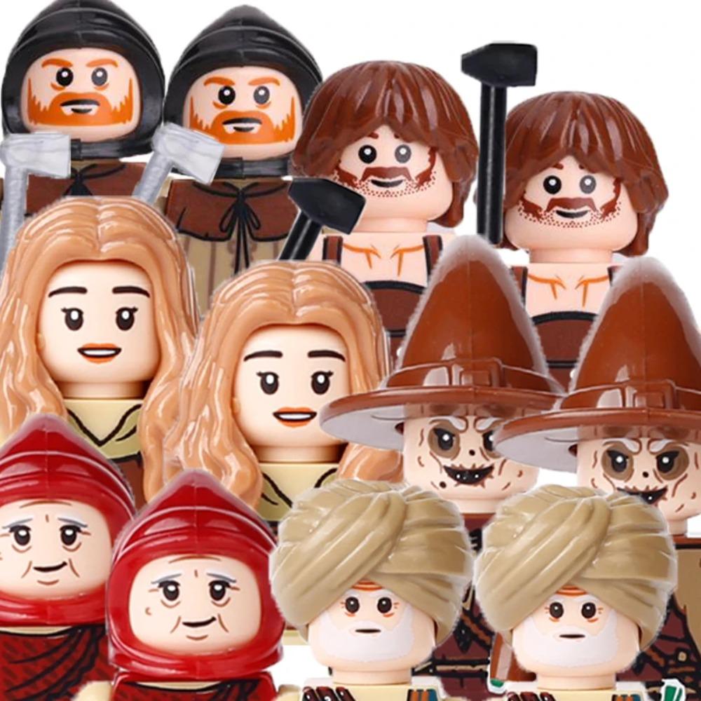 Средневековые Военные Строительные Блоки Фигурки Солдат Подарки Оружие Щиты Шлемы Левенгерц Тевтонские Рыцари Ополченец Крестьянин MOC