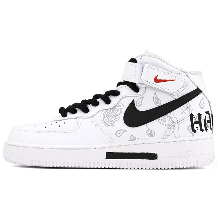 Nike Кроссовки Air Force 1 Mid Skateboard Мужские Черно-белые CW2289-111(команда-А)-Случайные упаковочные пакеты