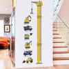 Мультяшные животные Измеритель роста Наклейка на стену Динозавр Панда Наклейка на стену для детской комнаты Детская Измерительная линейка роста Таблица роста