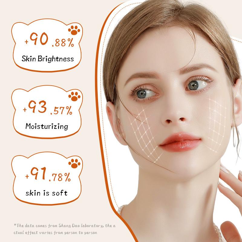 Sadoer Grapefruit Hyaluronic Acid Moisturising Cartoon Mask Delicate Moisture Mask
