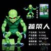 10 см Dragon Ball Saibaimen Аниме Фигурки Действия Подвижные Суставы Модель Кукла Зеленый Овощной Человек Коллекционная Игрушка Подарок