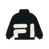 Fila Faux Lamb Wool Logo Sports Casual Jacket Men Jacket Black F51M148926FBK
