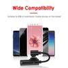 AUX Lightning USB C To 3.5mm Jack Audio Charging 2 In 1 Connector Earphone Changer Dual Plug For Iphone 11 12 Huawei Xiaomi Mi Note 7 8 9 Type-C Cable