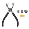 French Angled Chisel Punch Pliers Double Lever Replaceable Head High Hardness Leather Hole Punch