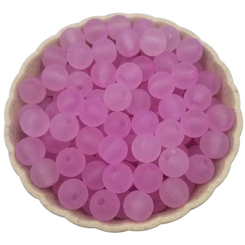 Творческий оптовая продажа ювелирных изделий из акрила 100 шт. 8 мм DIY для глазури свободные бусины круглый кулон ожерелье браслет