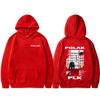 Rapper Plk Polak Graphic Hoodie Man Vintage Casual Oversized Pullover Men's Women's Hip Hop Fashion Pop Music Hooded Sweatshirt