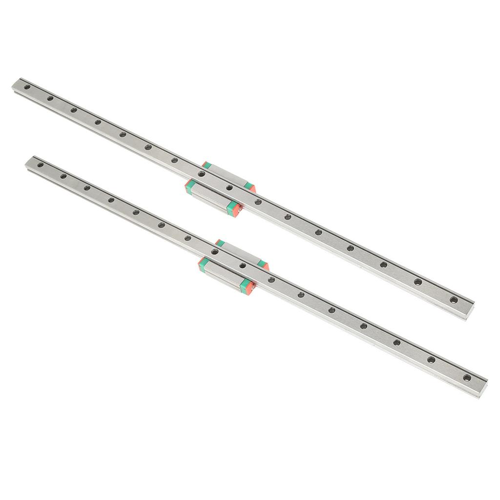 2pcs LML12H Linear Guide Rails 400mm Length with MGN12H Slide Blocks