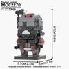 MOOXI MOC Космическая Война Brickheadz Межзвездный Sci-Fi Робот Совместимые Фигурки Строительные Блоки Игрушки Для Взрослых Для Детей Подарок Кубики