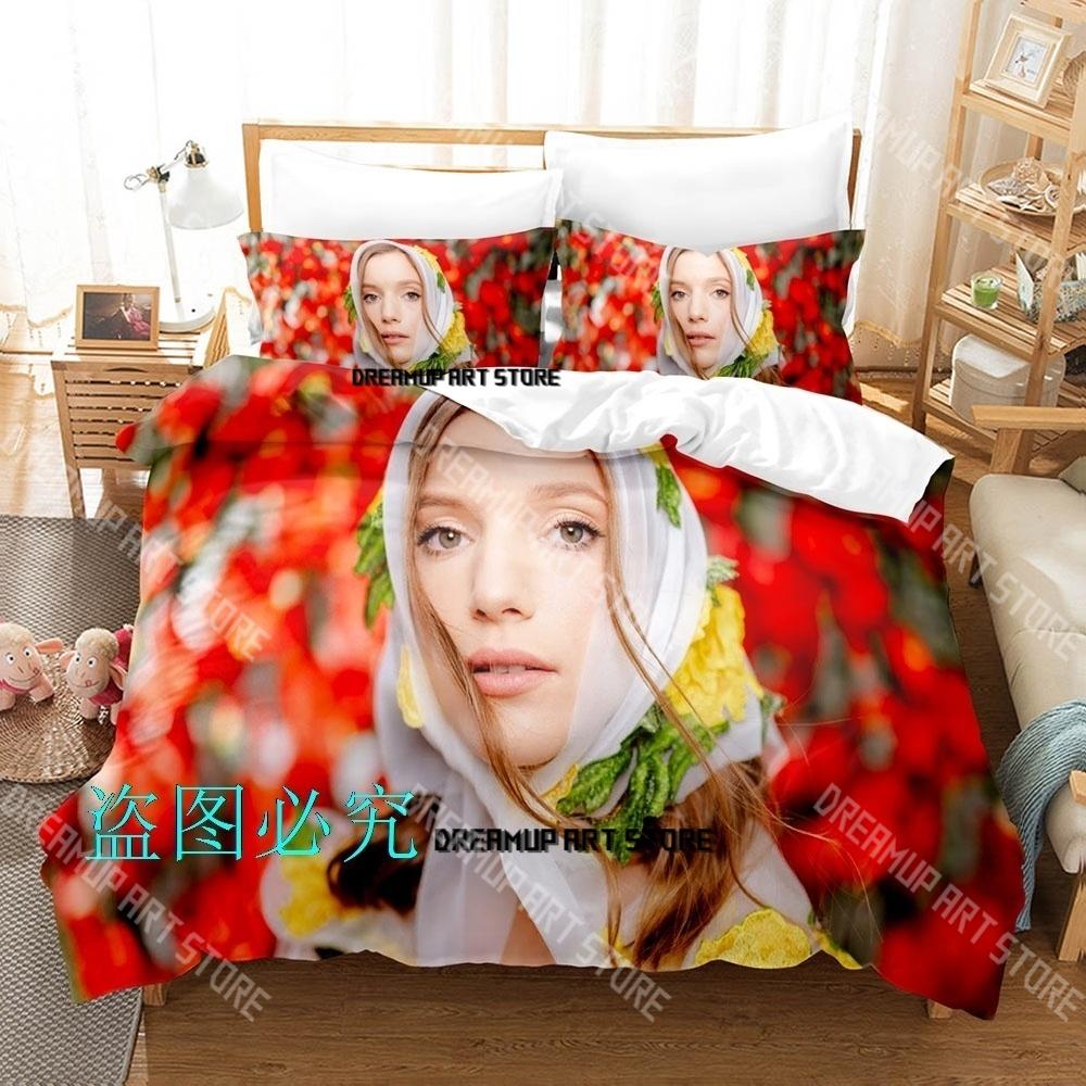 Модный комплект постельного белья Sanah Singer Односпальный Двуспальный Полный Queen King Размер Комплект постельного белья Детская спальня Комплекты пододеяльников Комплект простыней