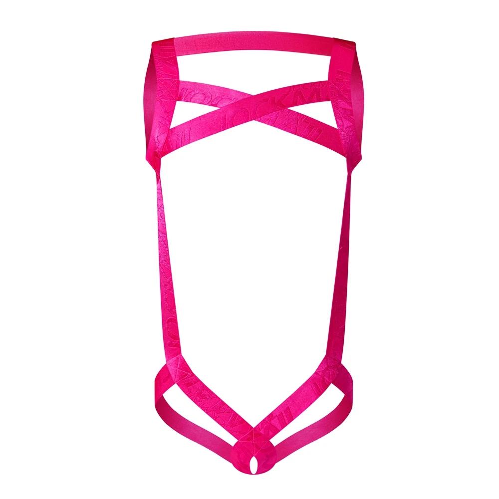 Гей Сексуальное Белье Мужской Харнесс Нагрудник Боди Фетиш Мужчины Полый Бондаж Джокстреп Гей Нижнее Белье Мужской Комбинезон Кольцо Ремешок Веселье