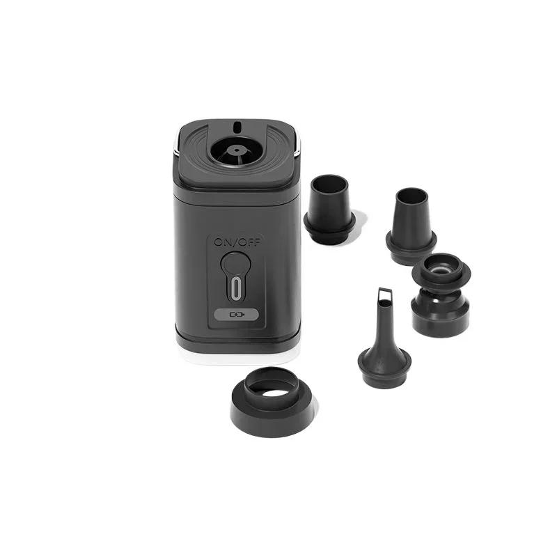 Portable Electric Air Pump Mini Wireless Air Compressor Quick Inflate/Deflate Pump with LED Light for Sofa Mattress Swim Ring