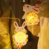 Handmade Handheld Rabbit Lantern Chinese Style Traditional Craft Lantern School Project