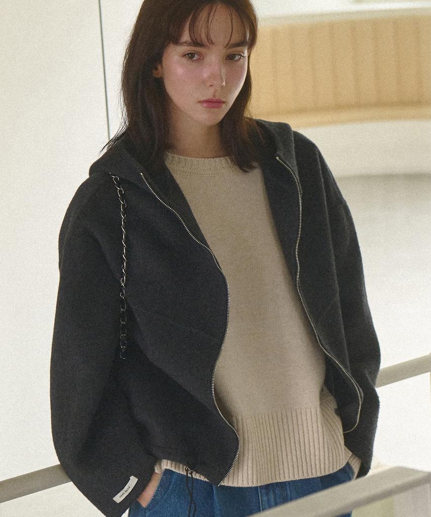 SLOWLOLLI Urban Hooded Handmade Coat_2 Colors