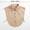Ruffled Edge Pointed Collar Fake Collar For Women's Autumn & Winter Shirts Standing Collar Professional Collar Style Fur Collar