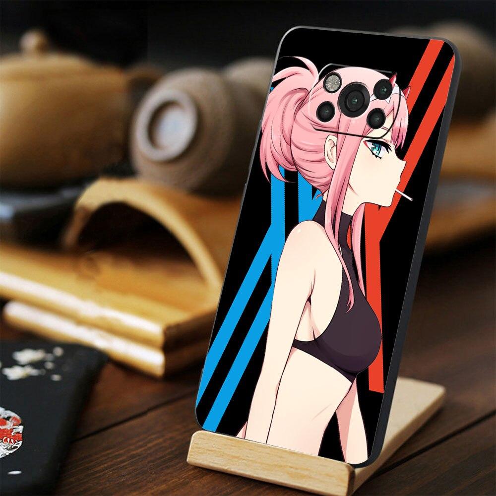 Аниме Zero Two Darling in the FranXX для Xiaomi POCO X4 F3 11T 10T MI 11 lite X3 NFC F4 GT 9T M4 Pro 5G M3 Celulares Fundas