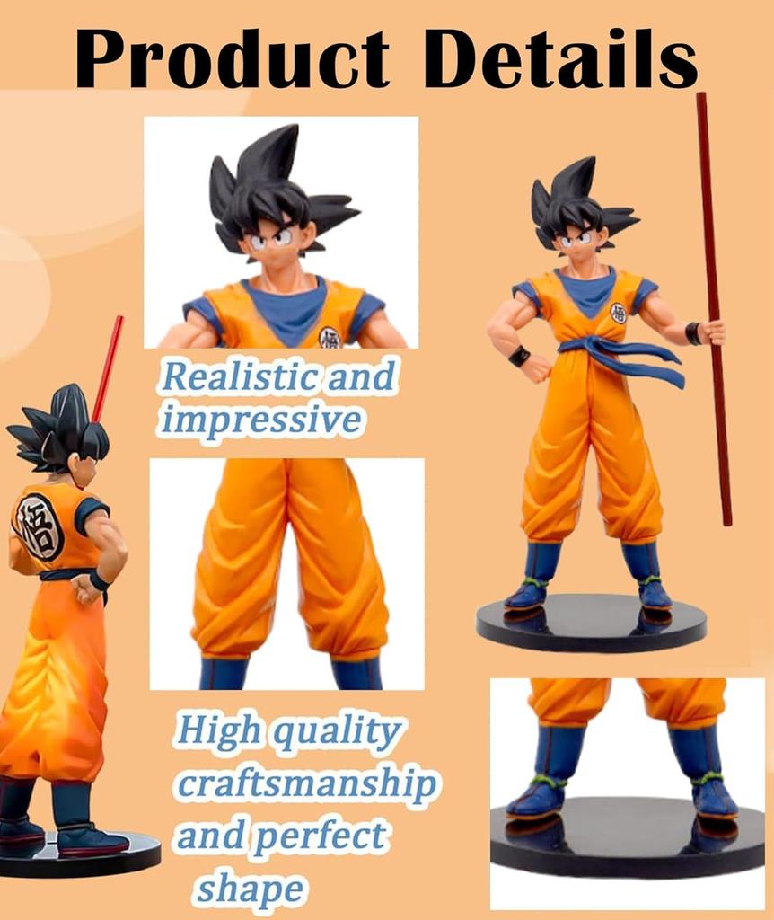 Фигурка Аниме Dragon Ball Goku Супер Сайян 22 см Модель Фигурки Действия Goku Подарки для Детей Фигурка Действия Игрушка Фигурка Действия