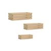 Ensemble de mini cagettes en bois 3 pièces