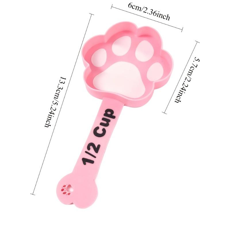 Durable Plastic Pet Food Can Spoon - Easy-Clean Scoop for Mixing Wet Food for Dogs & Cats, Random Color, Perfect for Pet Feeding, Pet Food Spoon
