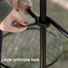 Outdoor Swivel Campfire Grill Rack with Hanging Hook Heavy Duty Easy Assembly Adjustable Multifunctional Camping Cooking BBQ Pit Grill Grate