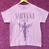 Черно-белая футболка Nirvana Pink с принтом In Utero Tour