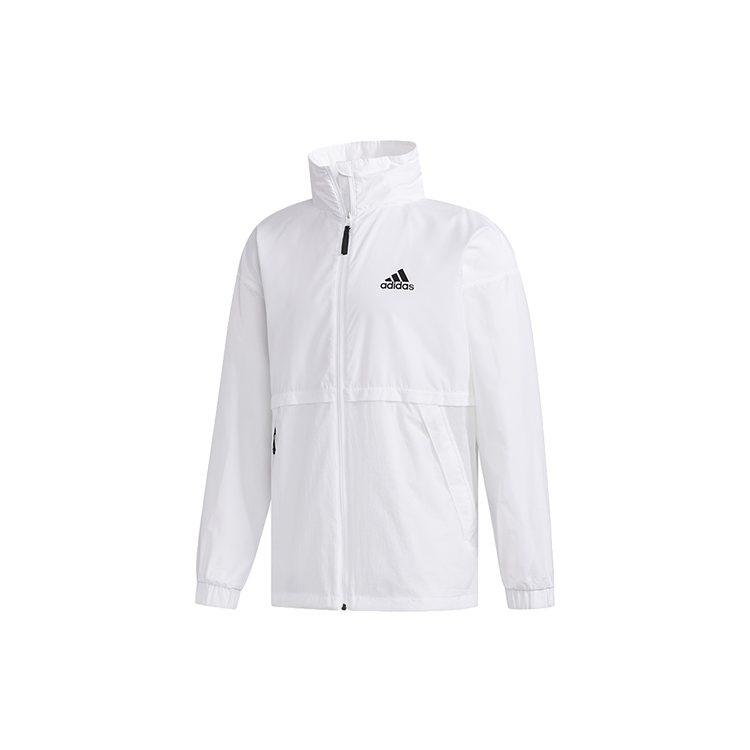 adidas Куртки Мужские Белые С Капюшоном Умеренные Другие FM7518