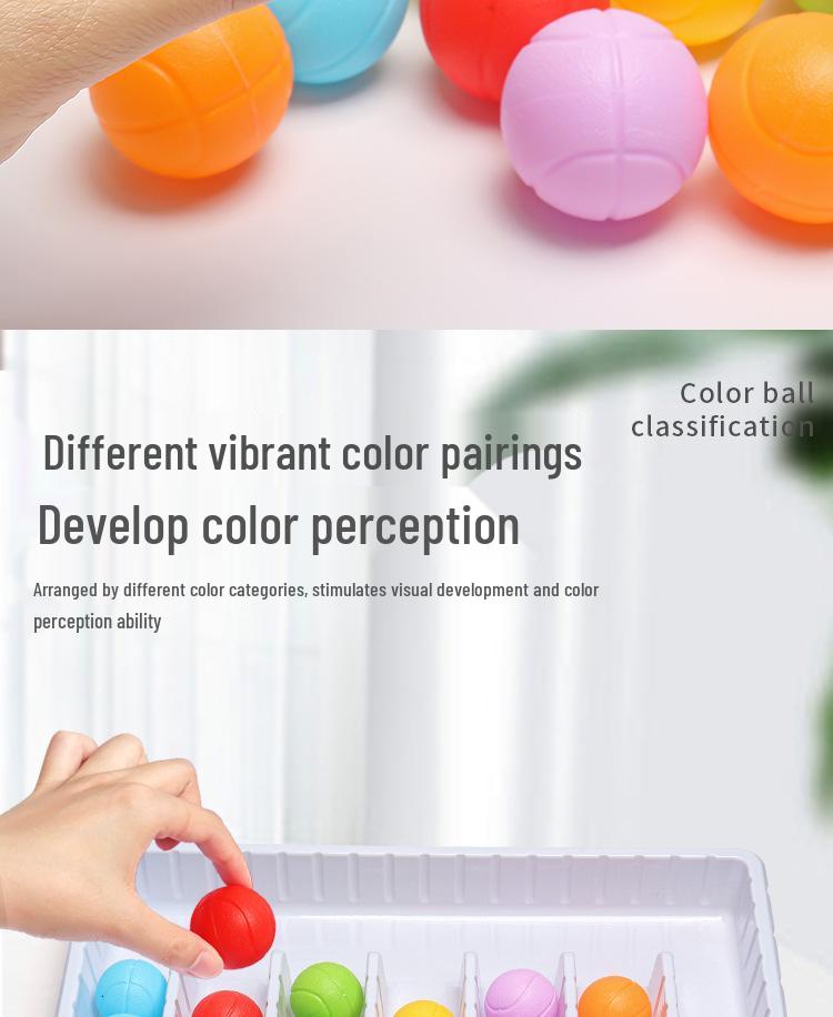 Цветной шар познавательная игра: Развивающая игрушка для детей 3-6 лет