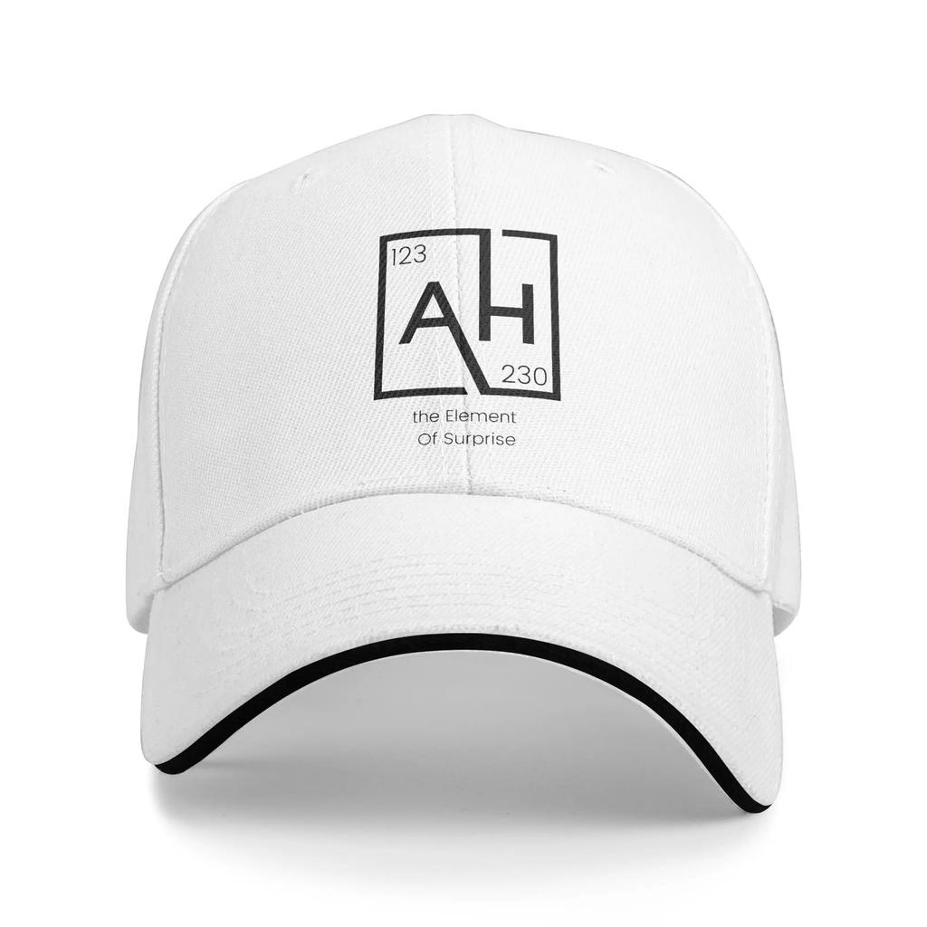 Adult FUNNY PERIODIC TABLE AH THE ELEUnisexT OF SURPRISE Sandwich Hat Outdoor Baseball Caps Sun Hats Adjustable Fishing Hat