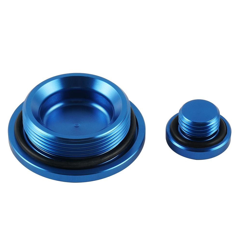 NICECNC Aluminum Crankcase Cover Plug For Yamaha Raptor 700 700R YFZ450R 450X YZ250F 450F 250FX 450FX WR250F 450F Grizzly Kodiak