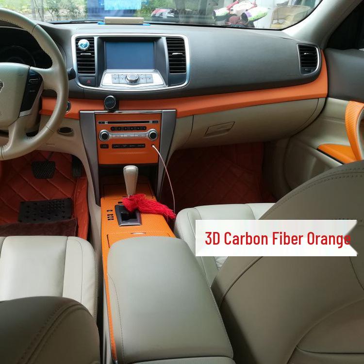 Teana 08-12 Наклейка на консоль переключения передач из углеродного волокна для модификации интерьера