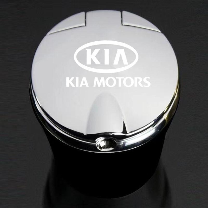 cplvah1 Car Ashtray with LED Light Car Smokeless Cup Holde For Kia Sportage Cerato Optima K2 K3 K4 K5 Rio Picanto Soul Car Accessories