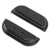 1pair Door Panel Arm Rest Cups Metal Cup Holder Replacement for Ford Truck F‑100 1973 to 1979 Black