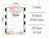 Набор игр Inkdotpot Bridal Shower из 5 штук (Мероприятия для 50 гостей) Цветочная тематика веселый набор игр для девичника