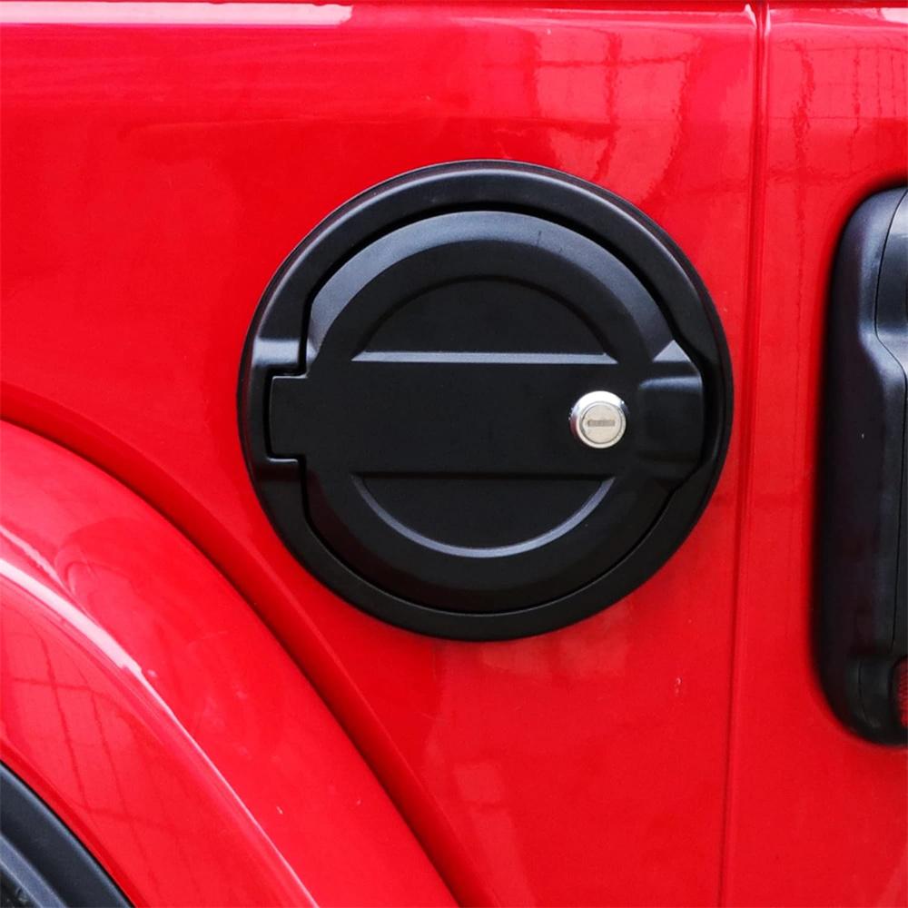 Крышка бензобака с замком для Jeep Wrangler JL 2018-2023, накладка на крышку горловины бензобака
