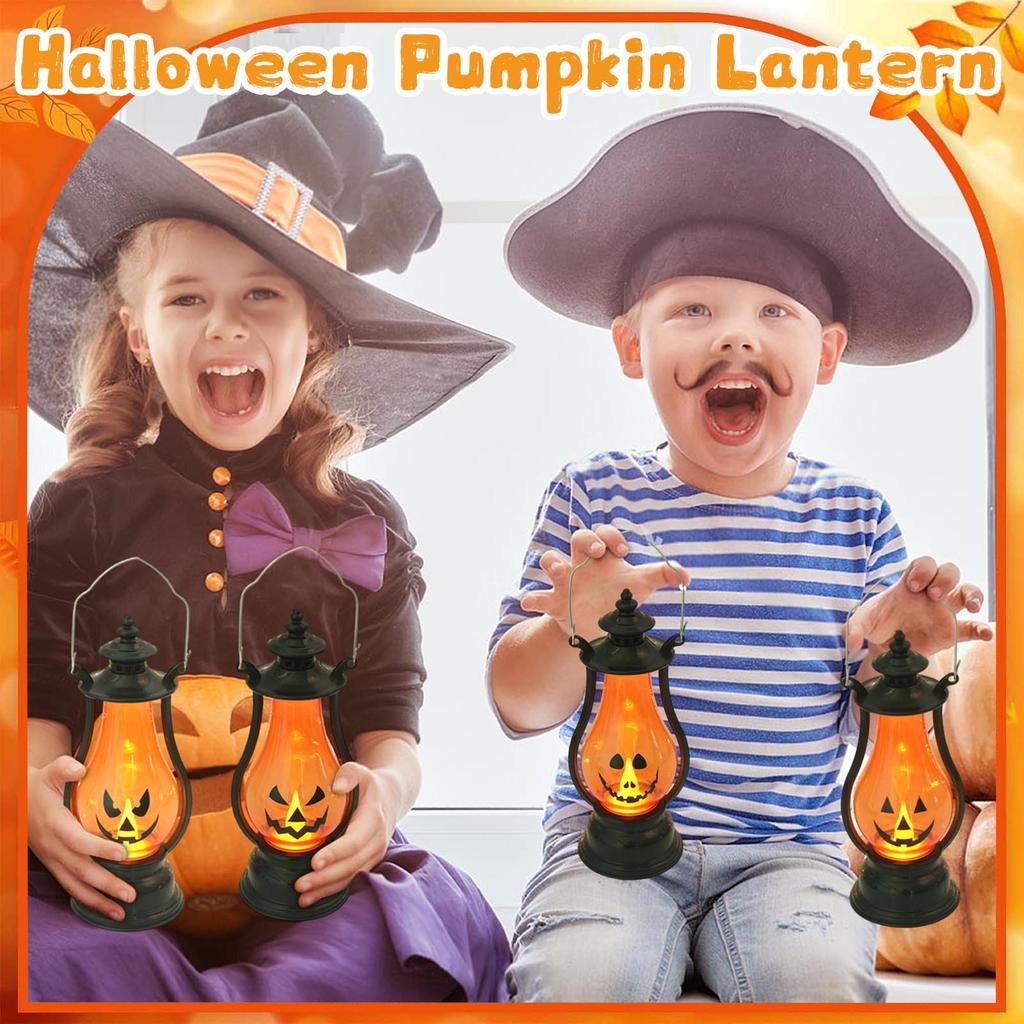 Хэллоуин Тыквенные Фонари Детские Маленькие Портативные Фонарики Праздничные Атмосферные Реквизиты Хэллоуин Украшения Фонарики