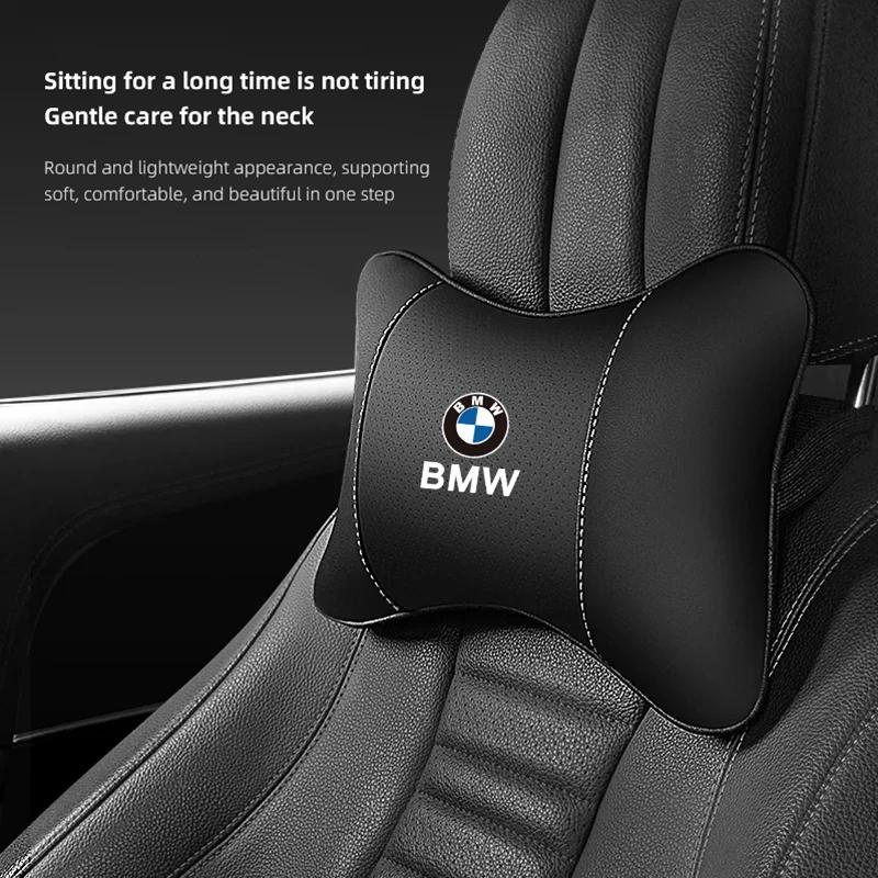 DOOD2 1Pcs Car Headrest Auto Breathable Seat Neck Pillow Accessories For BMW X1 X2 X3 X5 X4 X6 X7 G30 G20 G32 G11 G12 F40 F30 F20 F10