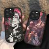 Чехол для телефона Jujutsu Kaisen Рёмен Сукуна Жесткая Кожа Для IPhone 16 15 14 13 12 Mini 11 14 Pro Max Xs X Xr 7 8 Plus Fundas