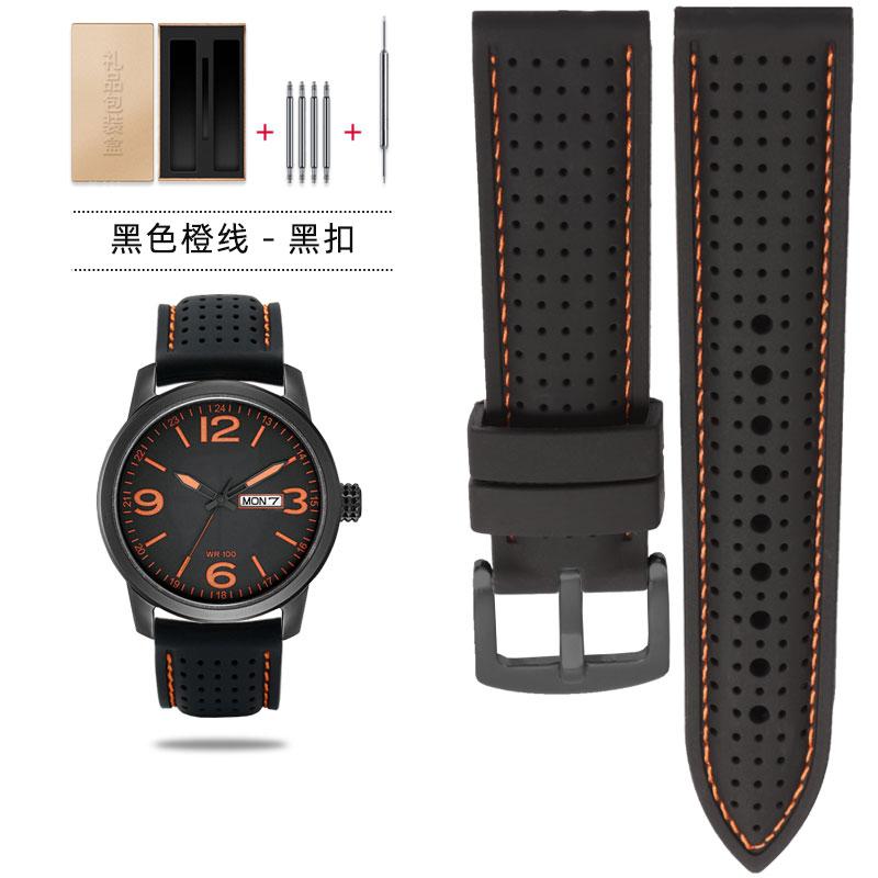 20 мм 22 мм Для Casio mdv-106 107 Mtp-1374 1375 EFR-516 EQB-500 EQB800 seiko силиконовый Ремешок для часов Резиновый ремешок для часов мужские Аксессуары