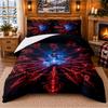 D-Demon S-Slayers Pattern Bedding 3Pcs Set Bed Sheet And Pillowcases For Indoor Bedroom