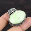 Lemon Chrysoprase Pendant Natural Gemstone Jewelry Vintage Style Pendant 925 Sterling Silver Pendant Handmade Ethnic Jewelry Engagement Gift