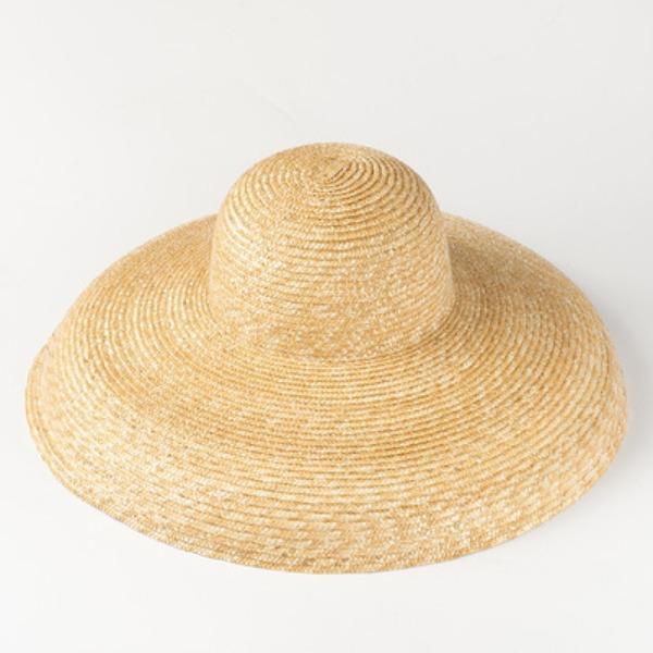 Винтажная элегантная соломенная шляпа Hepburn Dome Bell Straw Grass для женщин, солнцезащитный козырек от солнца, вогнутая пляжная соломенная шляпа