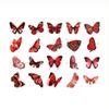 40PCS Colorful Butterfly Scrapbook Sticker Waterproof PVC Stationery Sticker INS Style Vintage Mobile Sticker