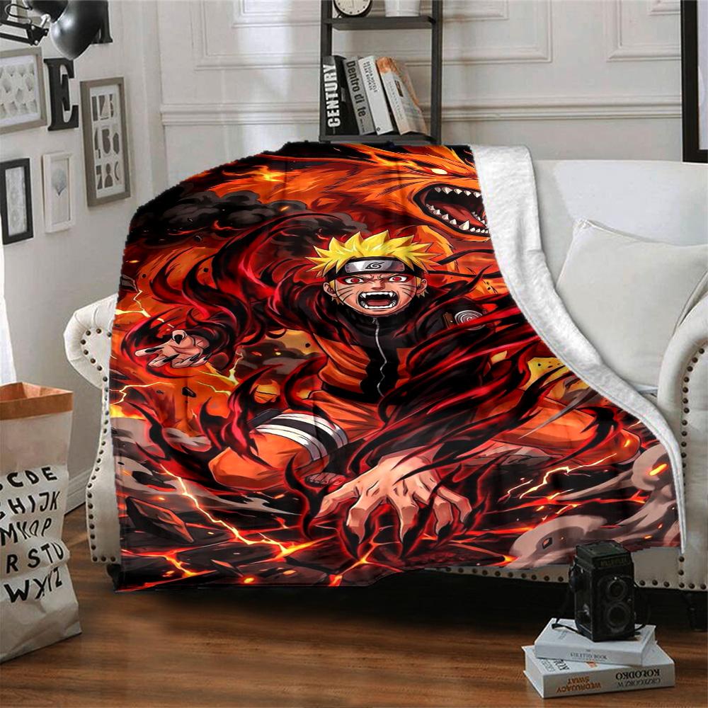 Naruto Blanket Durable Comfort Perfect for Couch Sofa Livingroom for All Occasions Playful Design Unique Gift for Family and Friends Camping