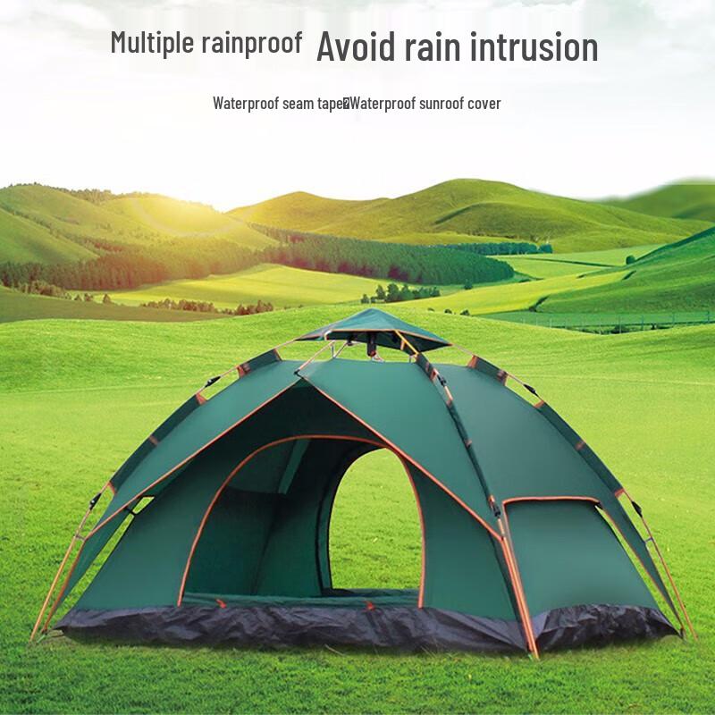 Tri-polar Automatic Pop-Up Camping Tent