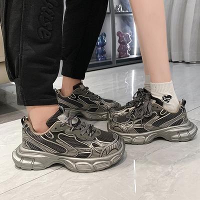 Luji пара Paris dad shoes женские 2024 новые модные кроссовки на толстой подошве нишевые повседневные спортивные кроссовки мужские