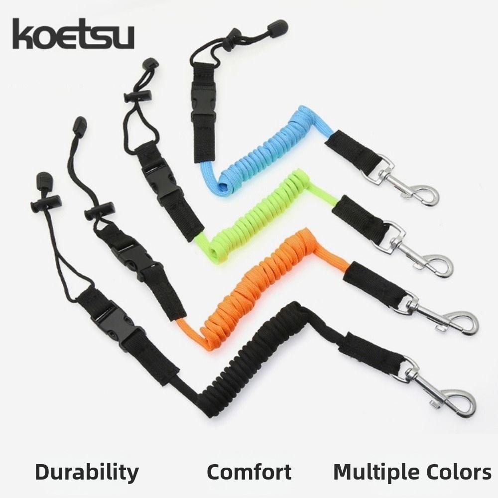 Elastic Inflatable Kayak Tie Rope Multicolored SUP Paddle Leash for Kayak Canoe