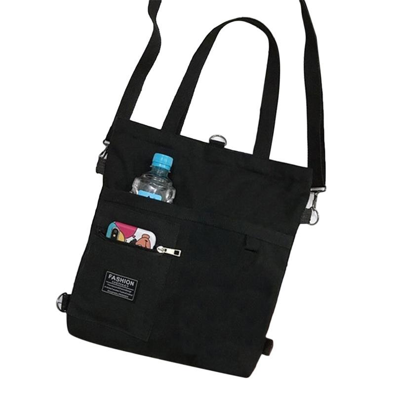 Women Canvas Crossbody Handbag Female Shopper Fashion Simple Shoulder Canvas Bags For Women Tote